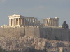 The Parthenon from the Inter-Continental club's balcony