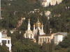 The spires of Yalta's Alexander Nevsky Cathedral