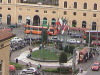 Plaza in front of train Station Bologna