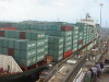 Chinese Container ship enters Gatun Locks